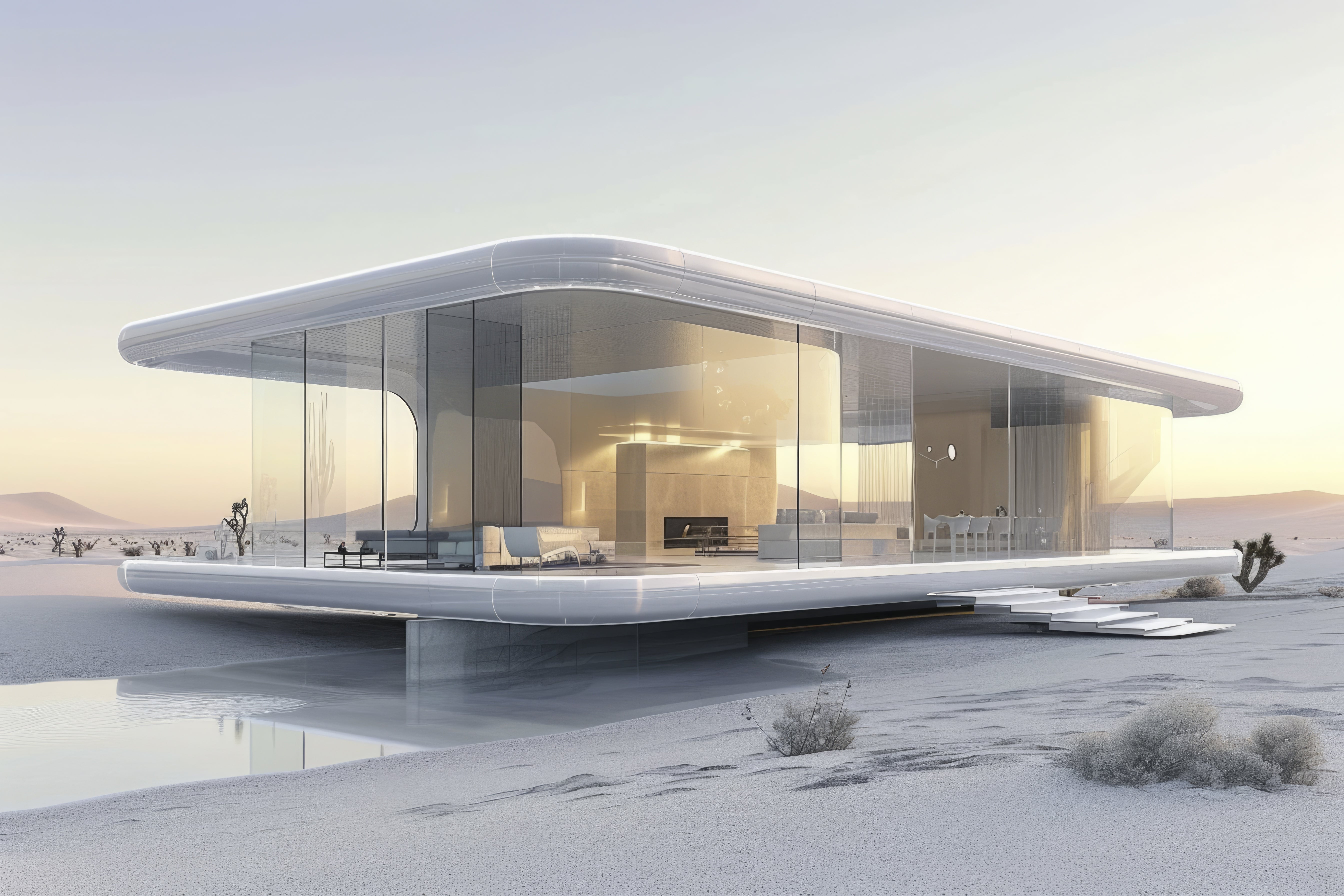 Modern prefabricated house